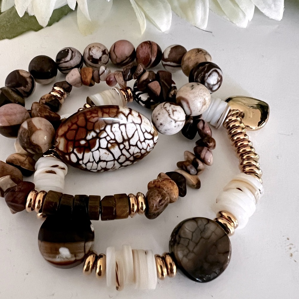 Tiger Eye Bracelet Stack